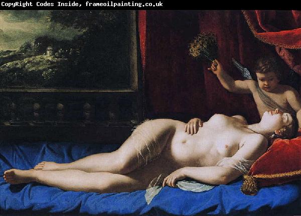 Artemisia  Gentileschi Sleeping Venus